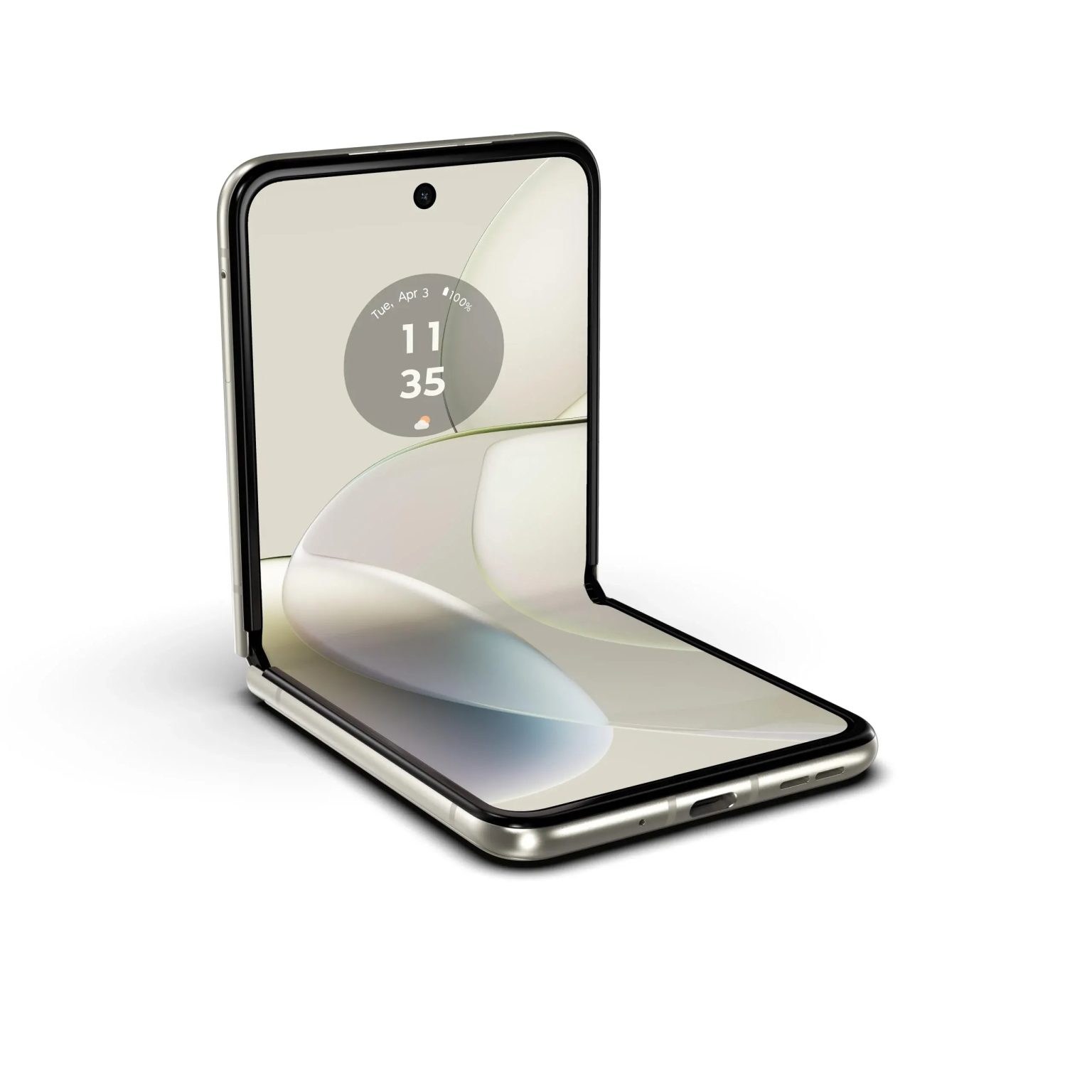 ZenVora Unlocked Smartphone, 8GB RAM, 128GB Storage, 32MP Camera, Vanilla Cream, 73.95 x 170.82 x 7.35mm