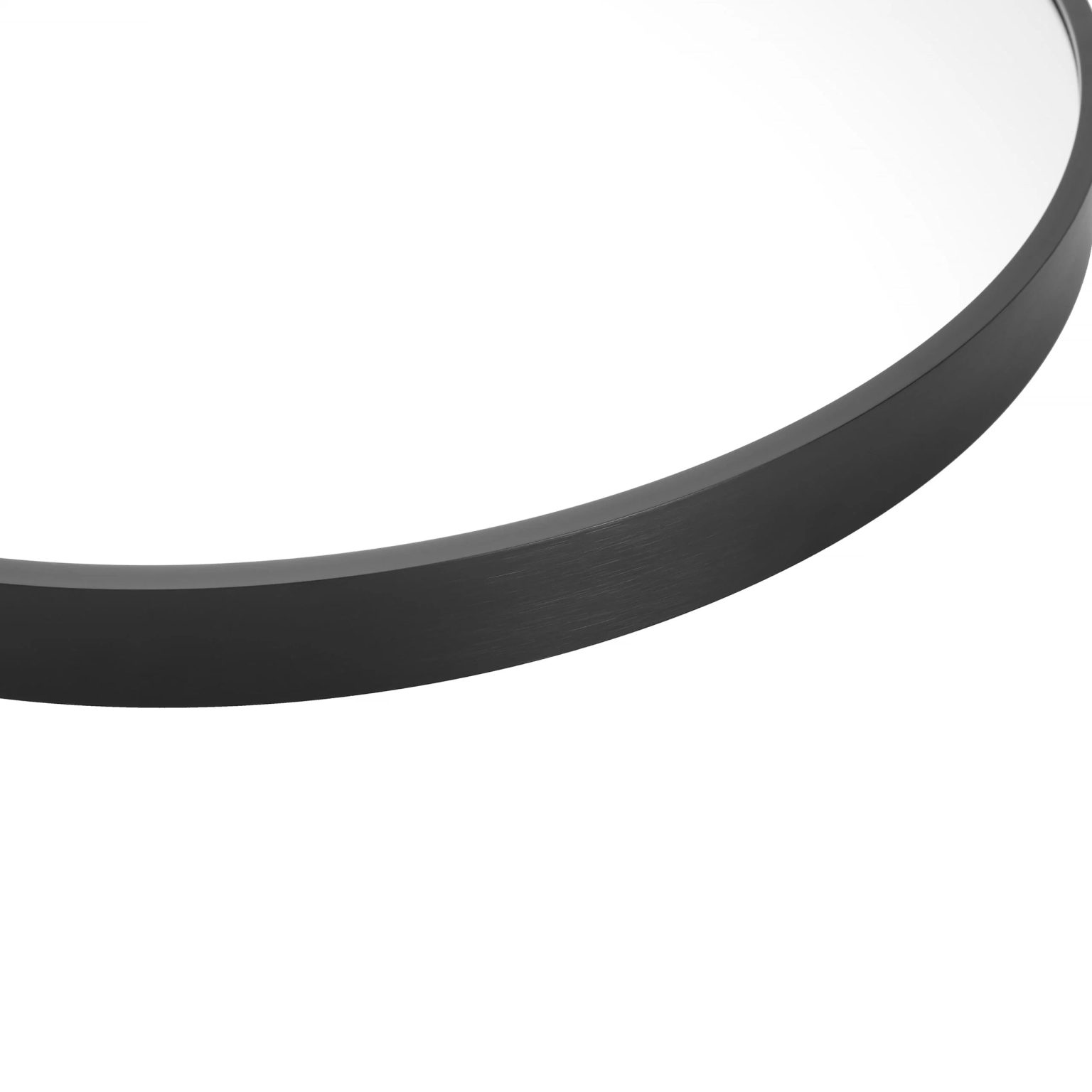 ZenVora Modern Round Aluminum Wall Mirror, Decorative Circular Metal Frame Mirror for Living Room, Bedroom and Entryway