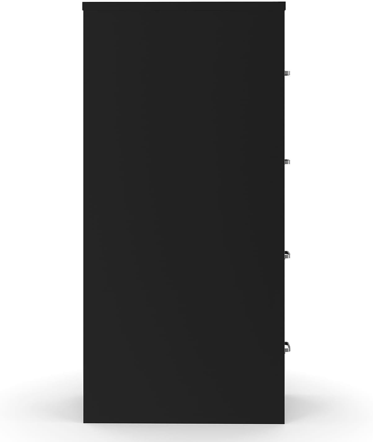 ZenVora 4-Drawer Lockable File Cabinet, Black, 25-Inch D x 15-Inch W