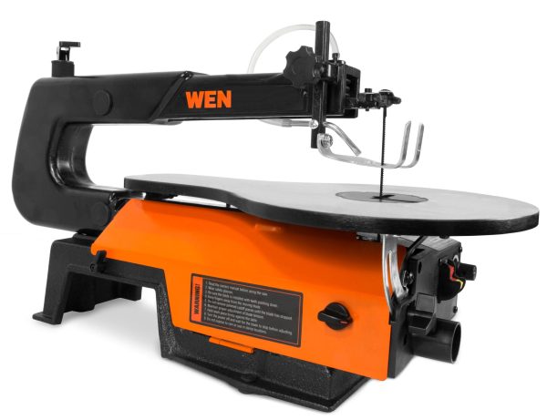 ZenVora 16-Inch Variable Speed Scroll Saw - 1.2 Amp Corded Wood Cutting Saw with Dust Blower & Blade Set