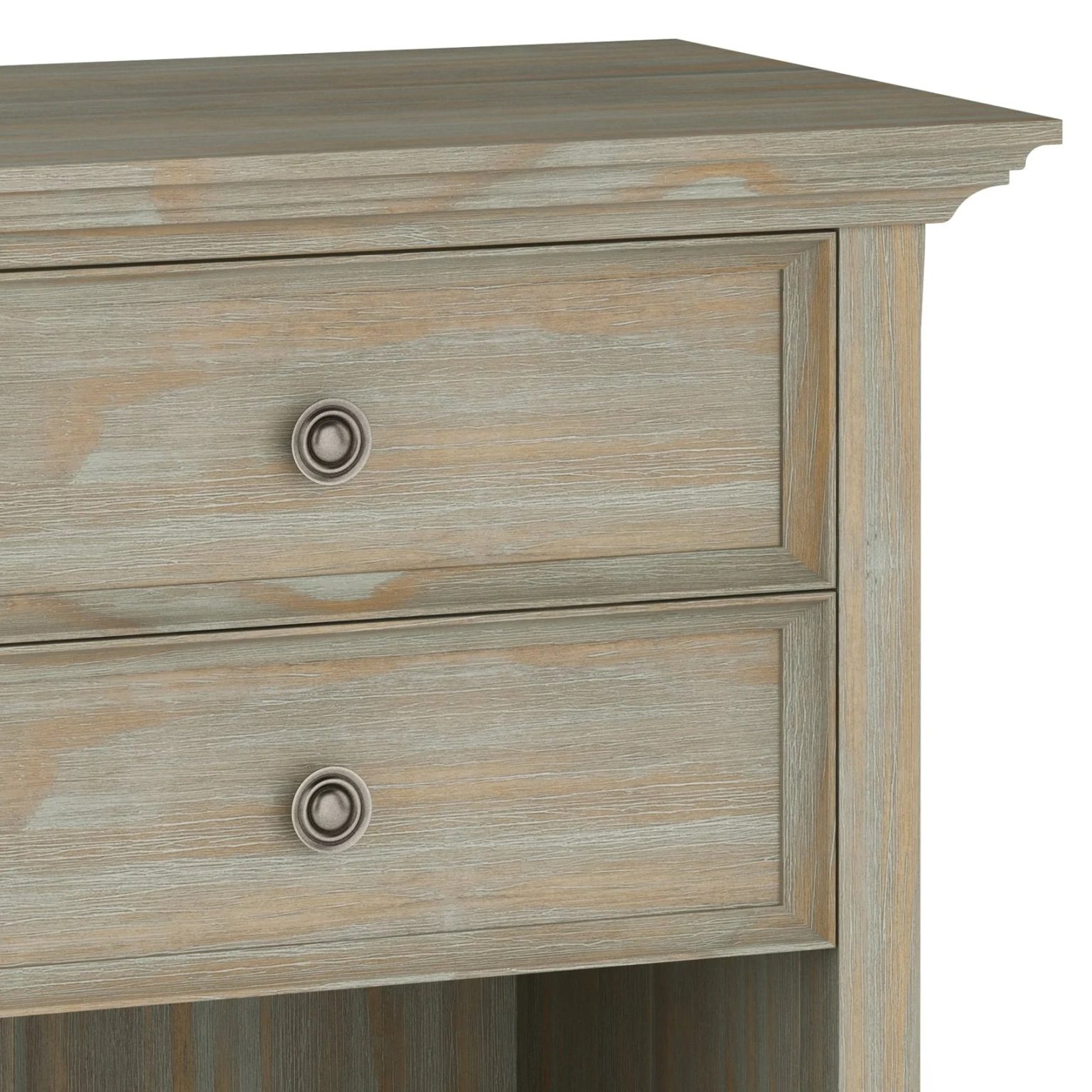 ZenVora 24 Inch Wide Solid Wood Nightstand, Bedside Table and Bedroom End Table