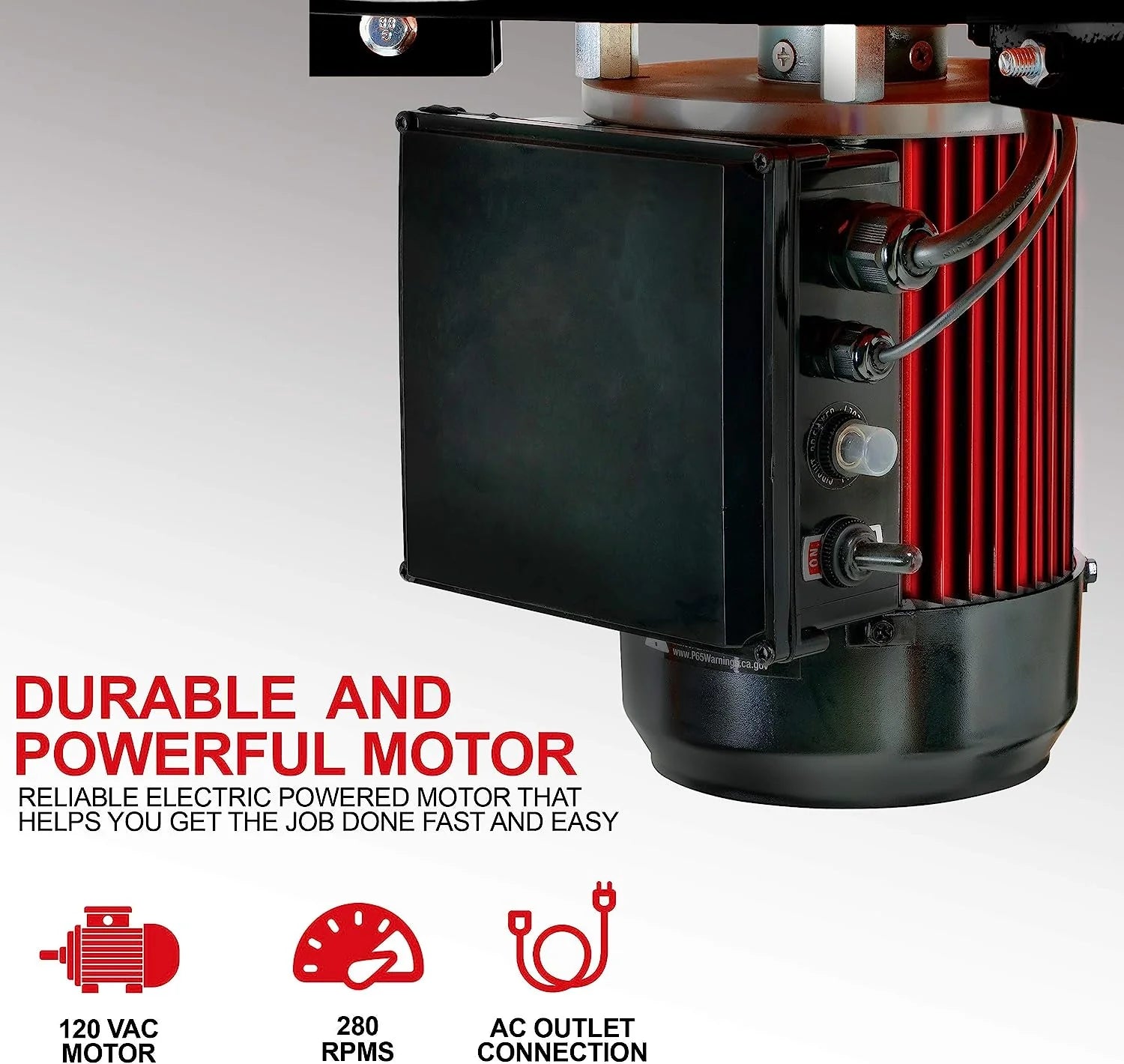 ZenVora 1 HP Electric Chicken Plucker, Stainless Steel, 120VAC, 280 RPM, 20-Inch Drum, 92 Soft Fingers