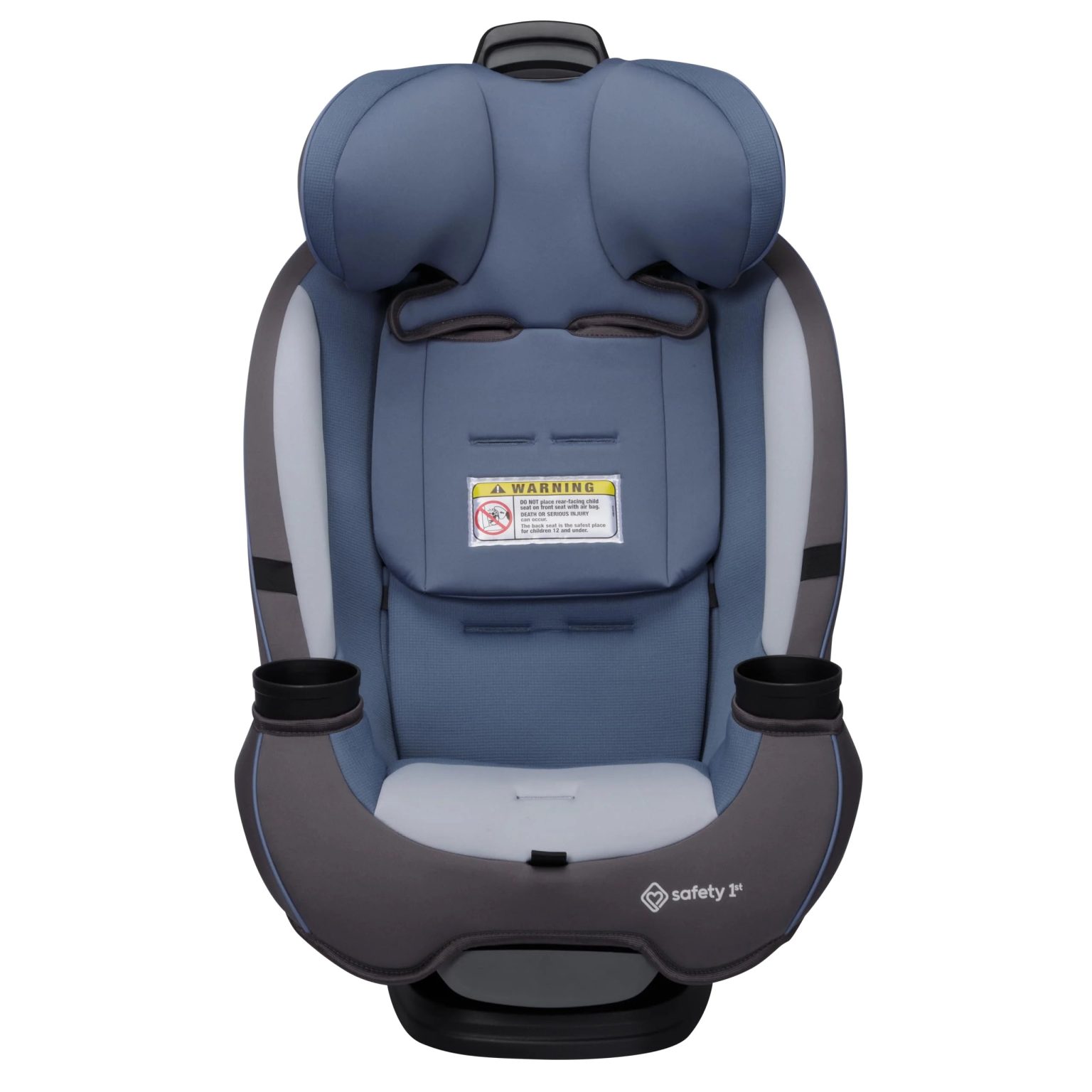 ZenVora 3-in-1 Slim Convertible Car Seat, All-in-One Infant Toddler Booster Seat, Rear & Forward Facing Child Safety Seat, Blue