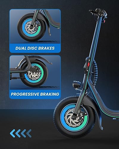 ZenVora 450W Electric Scooter with Seat, 22-Mile Range