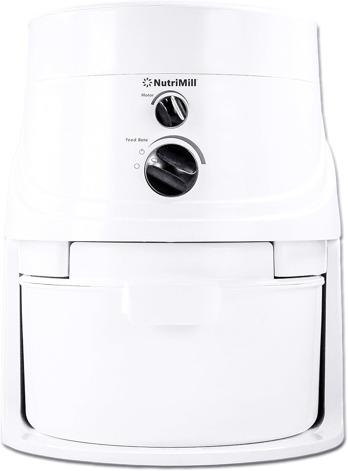 ZenVora Classic high-speed electric grain grinder, a wheat flour grinder used for making fresh flour, equipped with a stainless steel grinding head