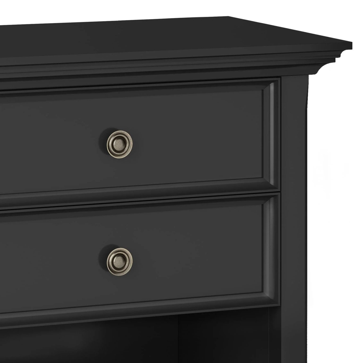 ZenVora 24 Inch Wide Solid Wood Nightstand, Bedside Table and Bedroom End Table