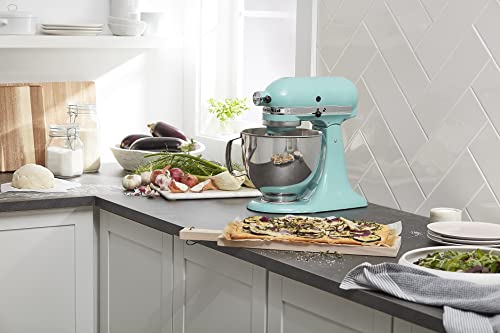 ZenVora 5-Quart Tilt-Head Stand Mixer with Pouring Shield