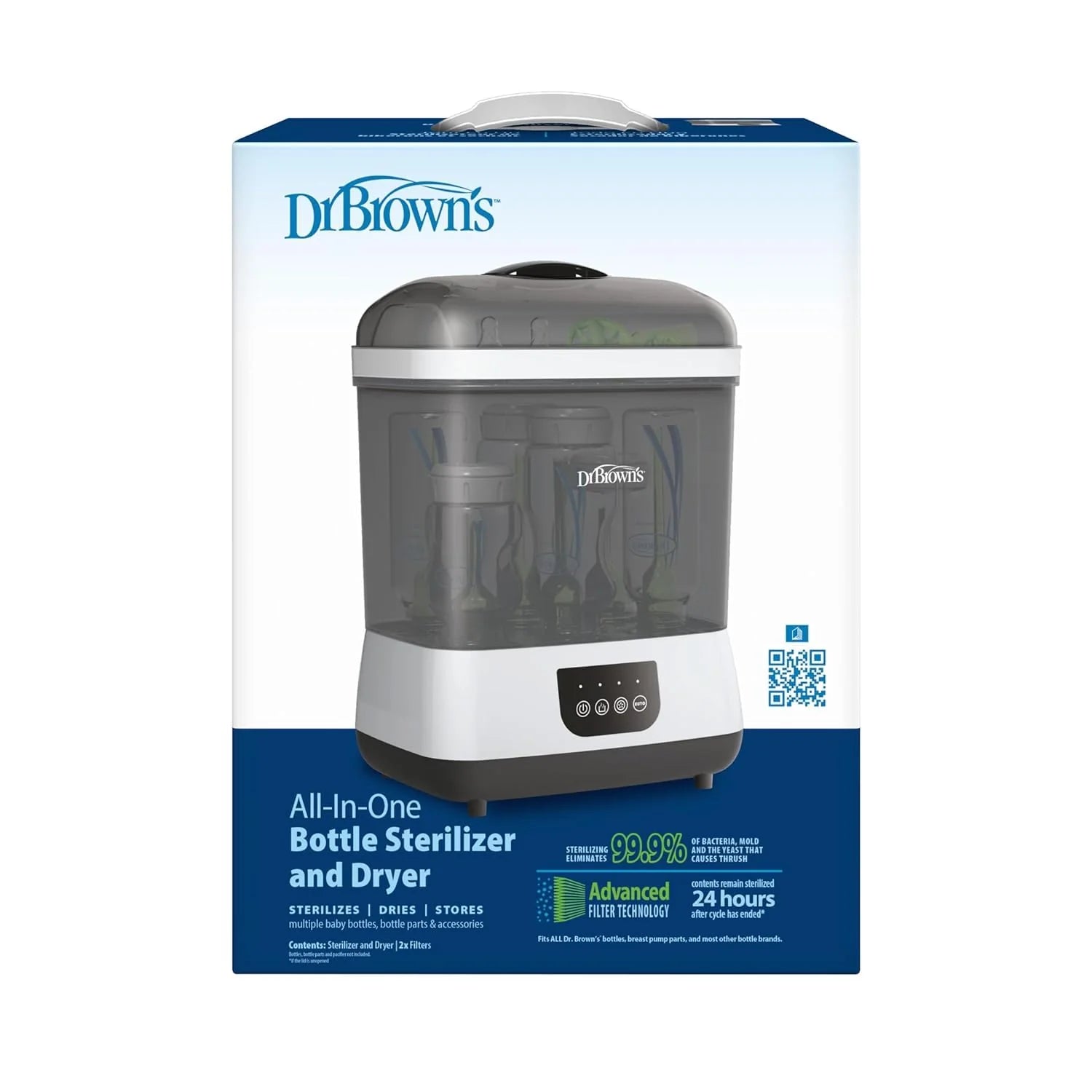 ZenVora All-in-One Baby Bottle Sterilizer and Dryer