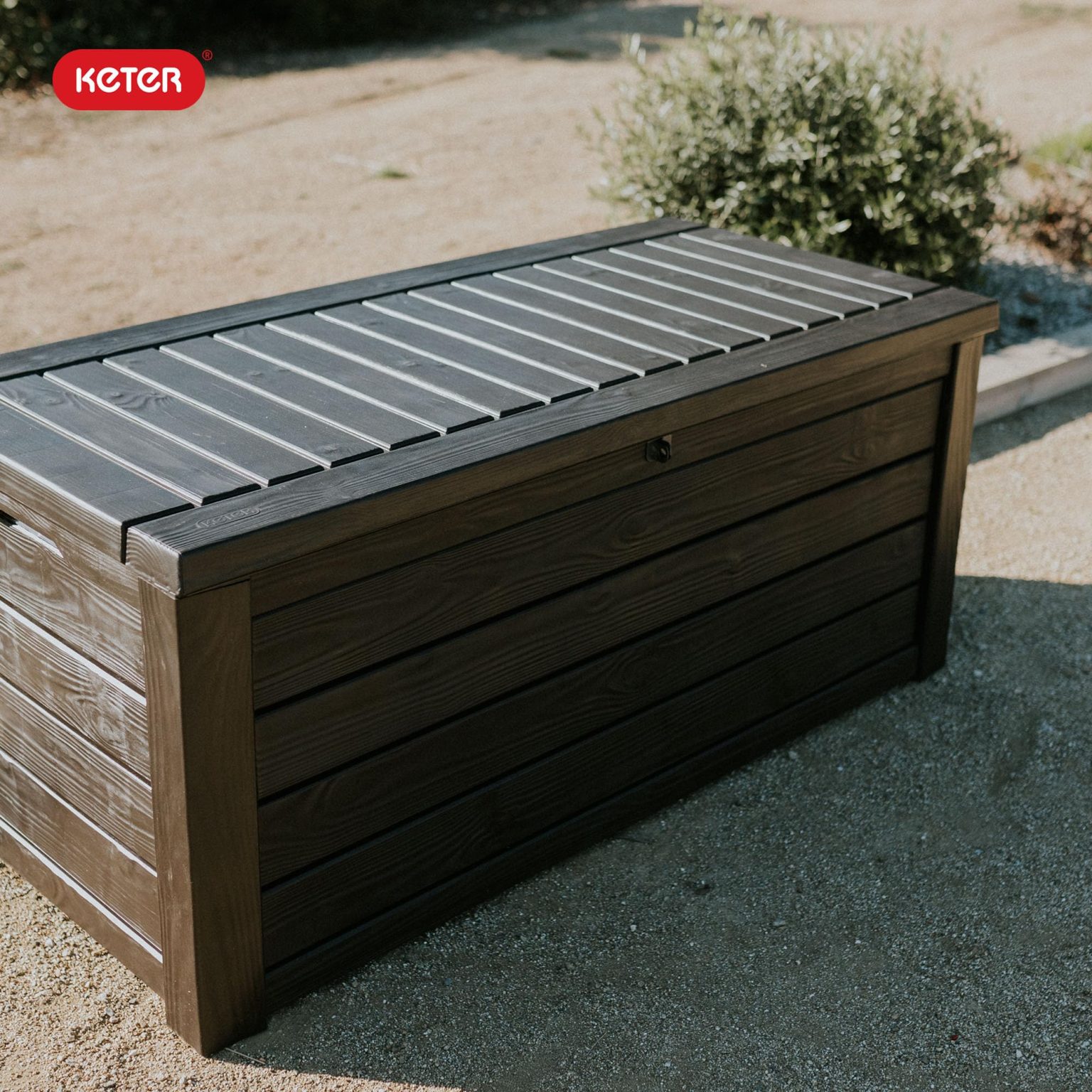 ZenVora 150 Gallon Outdoor Deck Box with Bench Seat, Large Storage Container for Patio, Garden, Yard and Pool Area