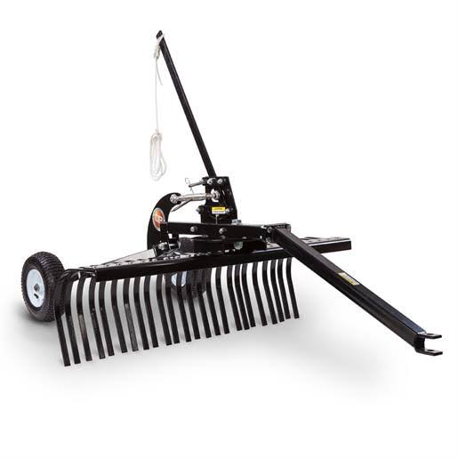ZenVora 48-Inch Tow-Behind Landscape Rake