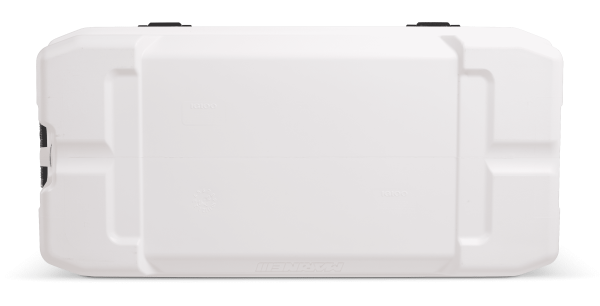 ZenVora Igloo Marine Ultra 100 Qt Cooler, White & Moonscape Hard Side Ice Chest with UV Protection, Fish Ruler & Drain Plug