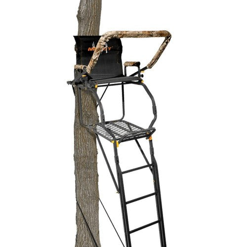 ZenVora 20 ft 1 Person Ladder Tree Stand with Safety Harness - 350 lb Capacity