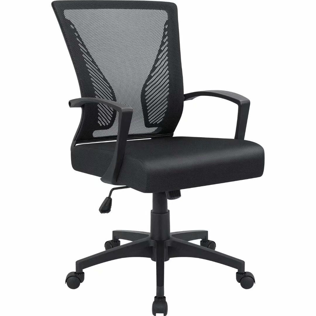 ZenVora Ergonomic Mesh Office Chair with Lumbar Support, Breathable Computer Desk Chair