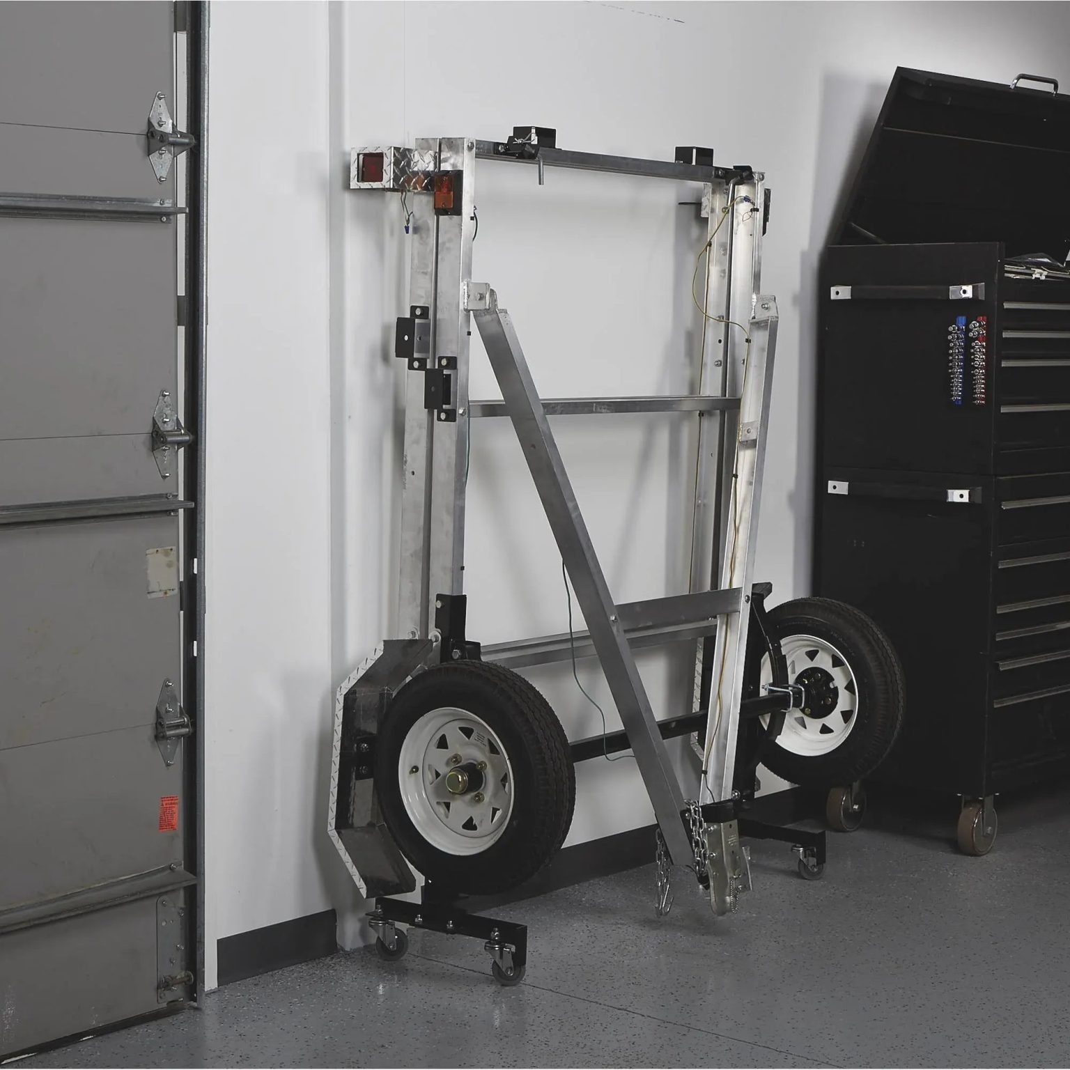 ZenVora 4-Ft. x 8-Ft. Folding Aluminum Utility Trailer, 1,170-Lb. Load Capacity