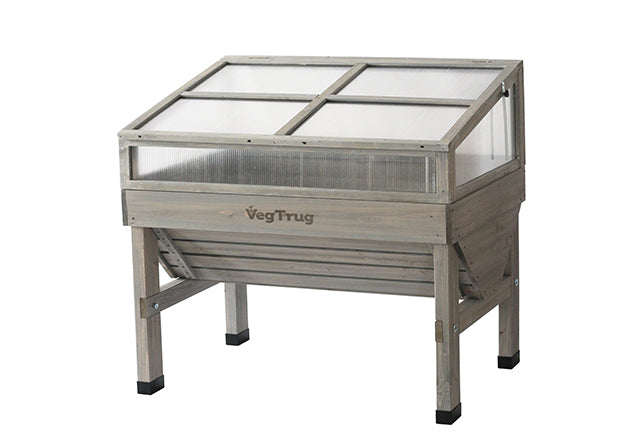 ZenVora 70 Inch Elevated Wooden Raised Garden Bed Planter Box - Outdoor Vegetable & Flower Gardening Bed
