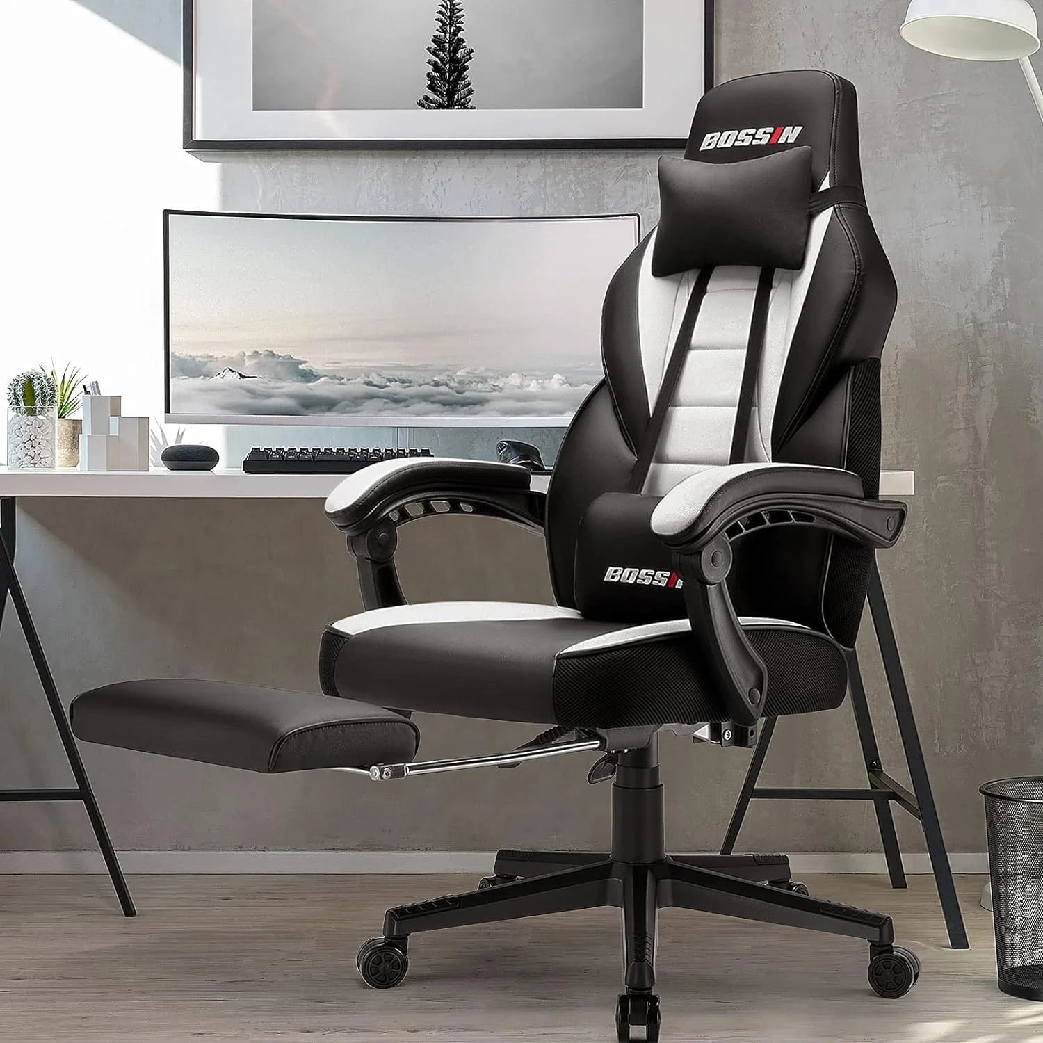ZenVora Racing Style Gaming Chair, 300 lbs Big and Tall High Back Computer Chair