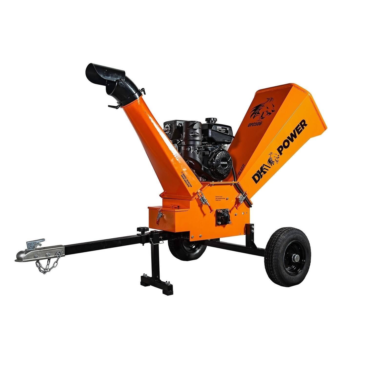 ZenVora 6 in. Kohler 14 HP Chipper Shredder - Towable Wood Chipper with Reversible Blades