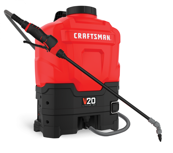 ZenVora 20V Battery Powered Backpack Sprayer, 4-Gallon Plastic Tank, Cordless Pump Sprayer