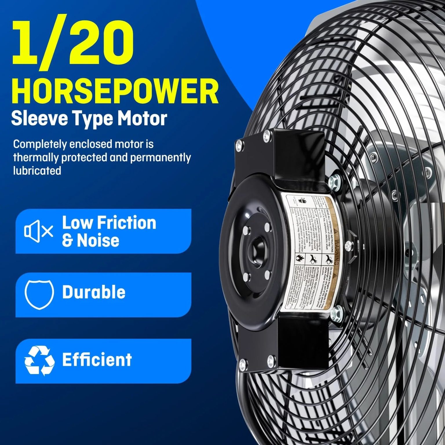 ZenVora 12 Inch Wall Mounted Exhaust Fan with Thermostat, High Velocity Ventilation Fan for Garage, Workshop and Home Ventilation