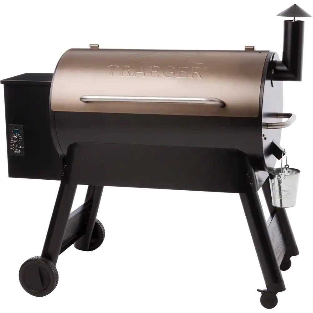 ZenVora 34-Inch Pellet Grill, Bronze