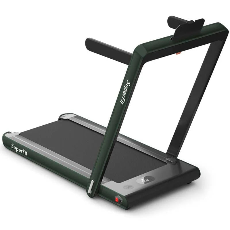 ZenVora 2-in-1 Folding Electric Treadmill, 2.25 HP, Under-Desk, with Dual Display and Smart App Control