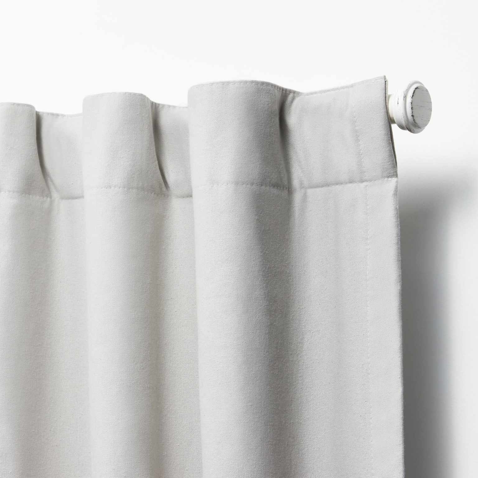 ZenVora Blackout Single Curtain Panel, Back Tab and Rod Pocket Window Curtain