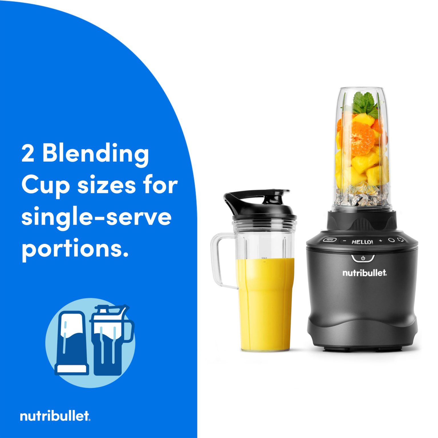 ZenVora 1400-Watt Blender Combo, Multi-Function Countertop Blender with Multiple Speed Settings, Gunmetal