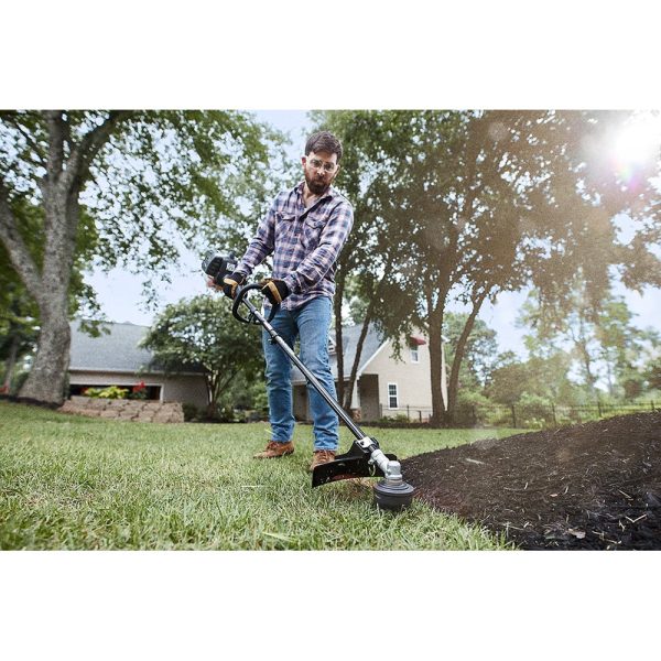 ZenVora Black Max 25cc 2-Cycle Gas String Trimmer, 18-Inch Cutting Swath, Straight Shaft, Attachment Capable
