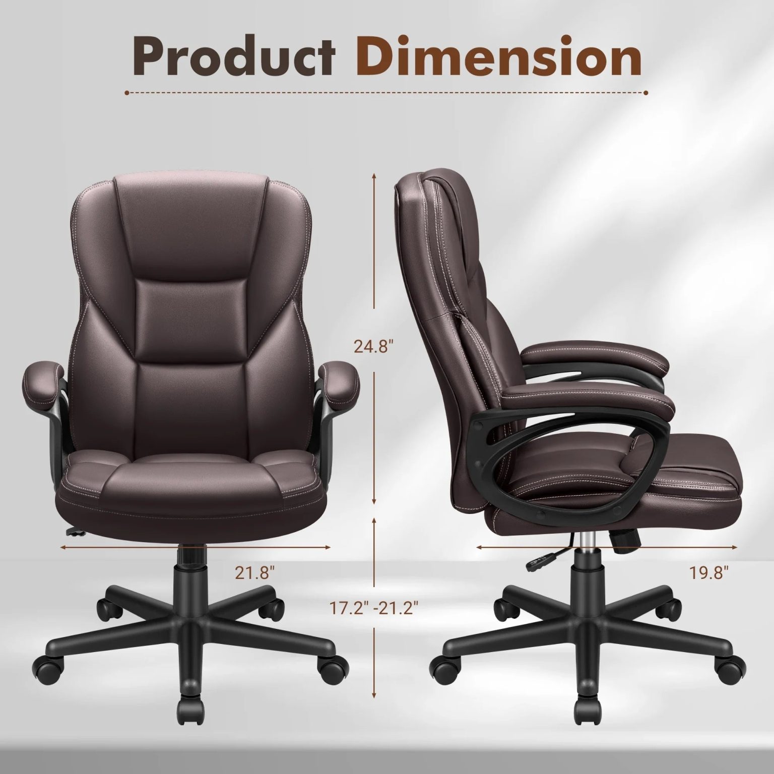 ZenVora High Back Executive Office Chair, Ergonomic Computer Desk Chair for Home and Office