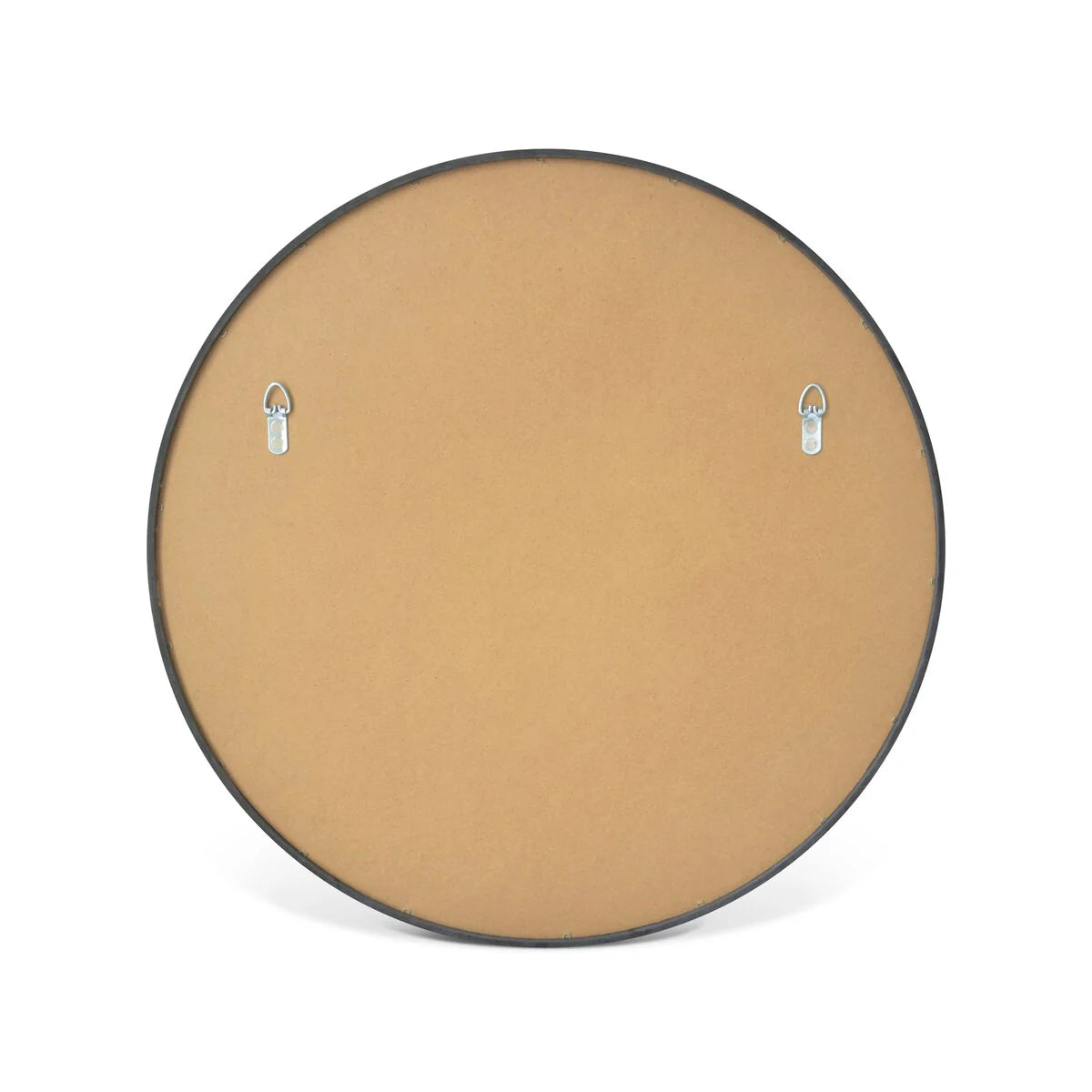 ZenVora Classic Farmhouse Round Wall Mirror, Wooden Frame Decorative Accent Mirror for Living Room, Bedroom and Entryway