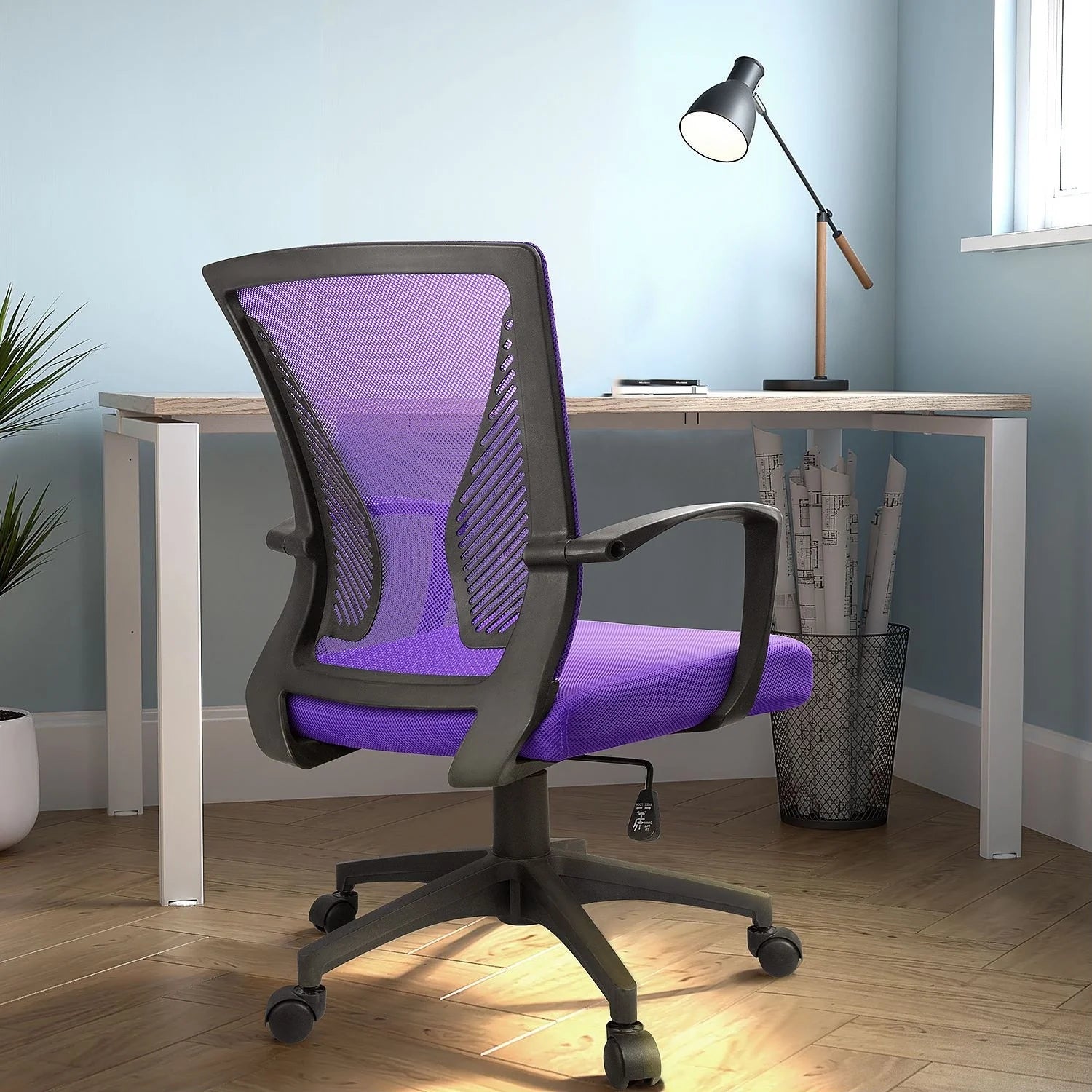 ZenVora Ergonomic Mesh Office Chair with Lumbar Support, Breathable Computer Desk Chair