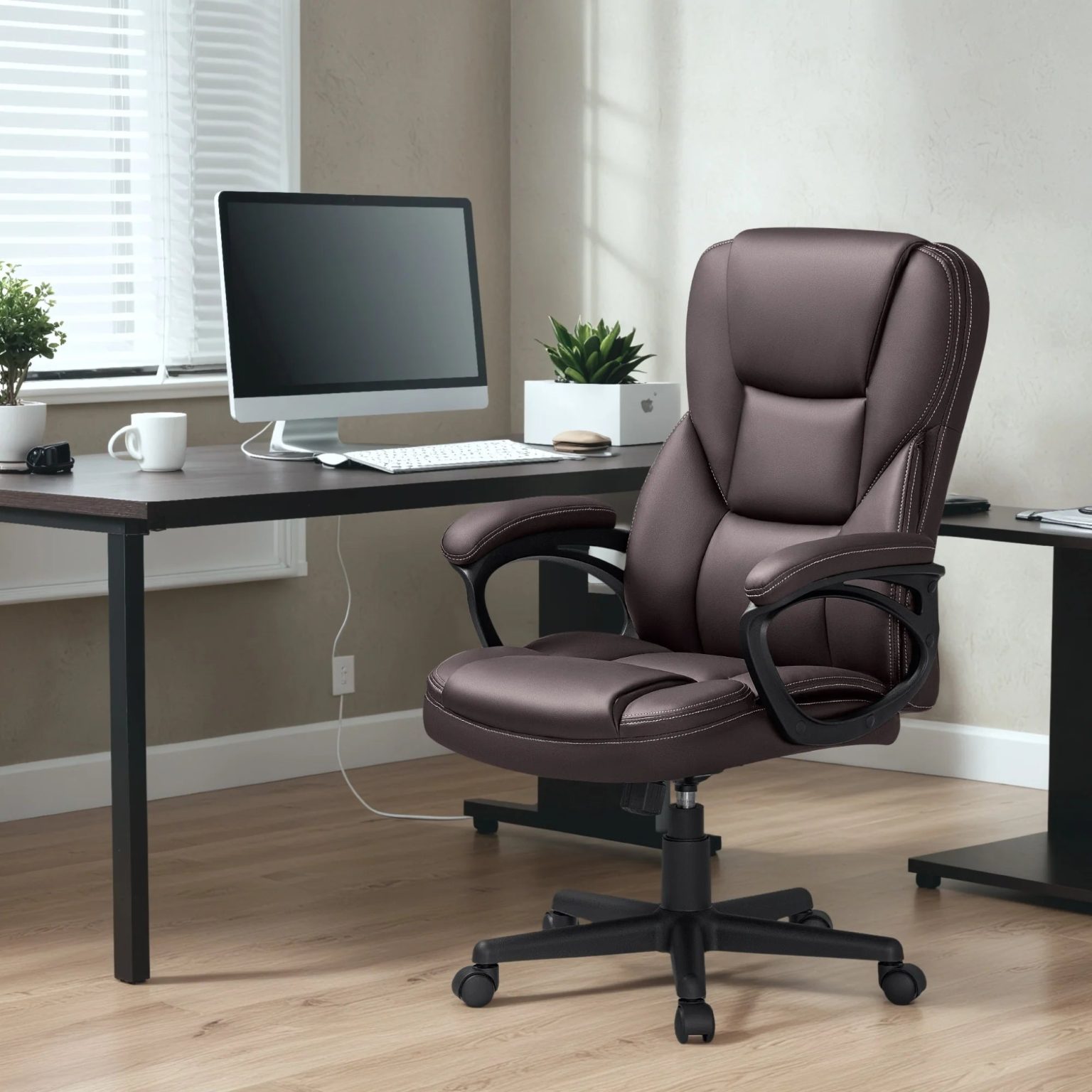 ZenVora High Back Executive Office Chair, Ergonomic Computer Desk Chair for Home and Office